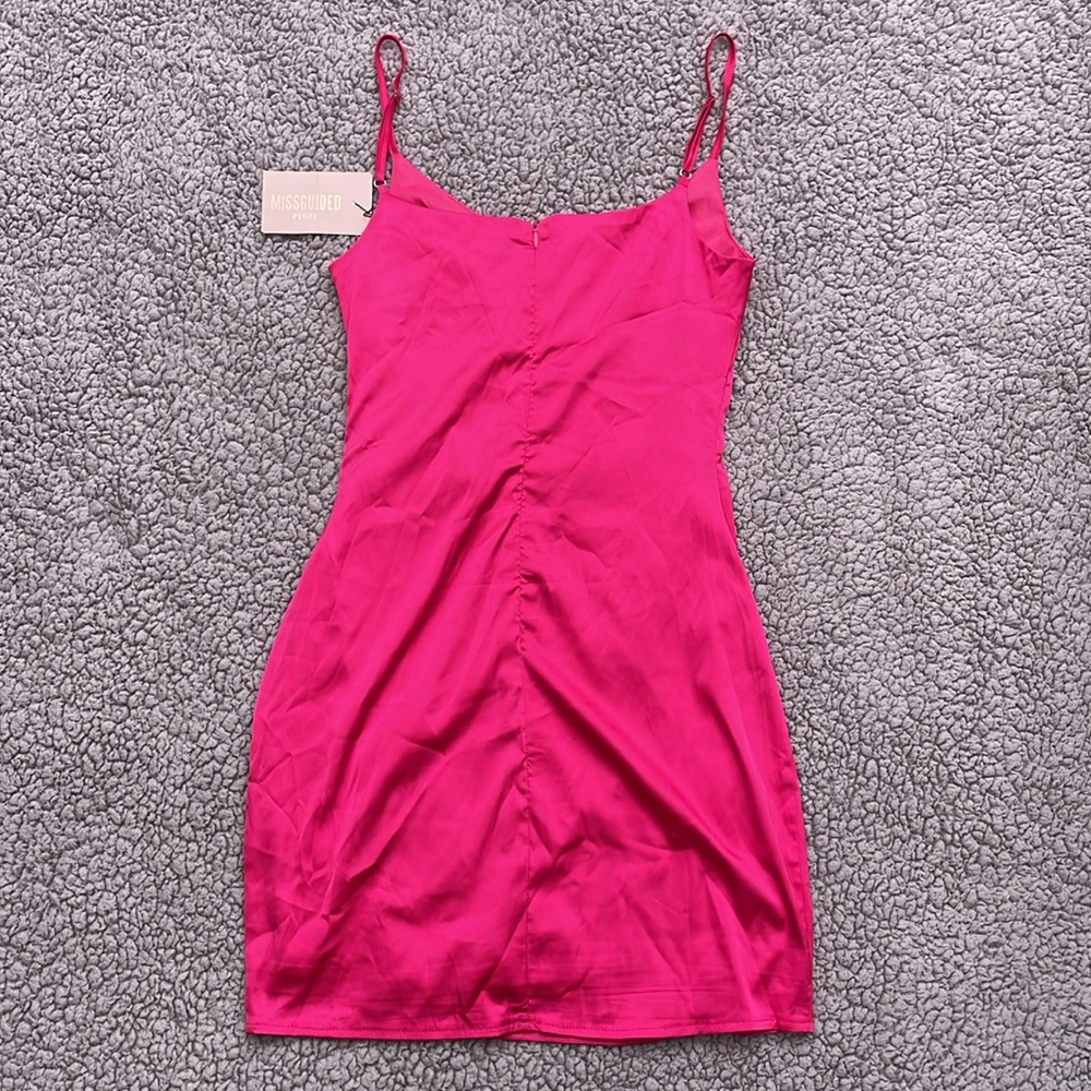 ~2019-2020 NWT PETITE Missguided Satin Slip Dress - Picture 7 of 13